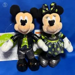 ディズニーハロウィーン2025 ミッキー ミニー ぬいぐるみバッジセット①