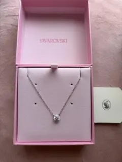 Swarovski シルバー クリスタルネックレス