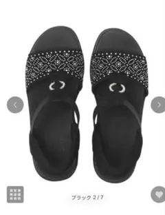 SKECHERS HANDS FREE SLIP-INS ブラックサンダル