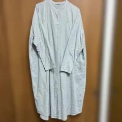 sm2ストライプ柄 シャツワンピース