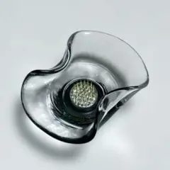 ガラス製 ミニ水盤 剣山付き 生け花 花器のサムネイル