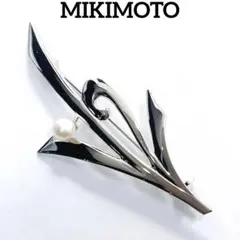 MIKIMOTO ミキモト パール ブローチ フルート奏者 月 ピエロ - メルカリ