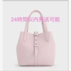 CHARLES & KEITH ピンク ショルダーバッグ