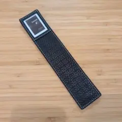 COACH レザー製ブックマーク ブラック シグネチャー