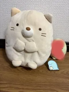 週末割すみっコぐらしぬいぐるみねことかげキーホルダー 2点セットバラ売可