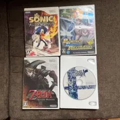 Wii ゲームセット ソニック・ポケモン・ゼルダ・スマブラ