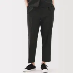 風を通す ストレッチサッカーイージーテーパードパンツ