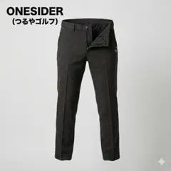 GOLFつるや グレンチェック ストレッチ ゴルフパンツ メンズLL チャコールのサムネイル