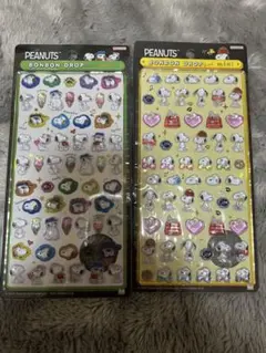 ボンボンドロップシールミニ　スヌーピー　2枚セット
