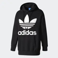 M【新品/即日発送OK】adidas オリジナルス ビッグロゴ パーカー 黒