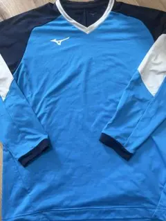 【美品】Mizuno 長袖 Vネックシャツ M