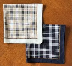 Burberry ハンカチ 2枚セット ノバチェック