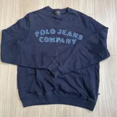 DX17 古着　ポロジーンズ　フルジップ　スウェット　グリーン　緑 2025年最新POLO JEANS メンズ トレーナー・スウェットの人気アイテム