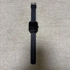 ブラック スクエア型 スマートウォッチ