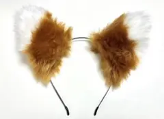 キツネ　カチューシャ
