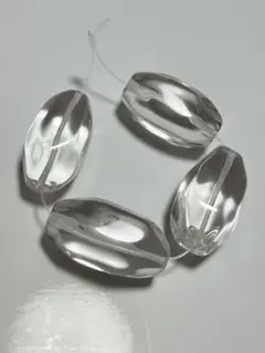 水晶アクセサリーパーツ　４個セット