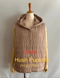美品【Hush Puppies ハッシュパピー】ダウンフードベストL