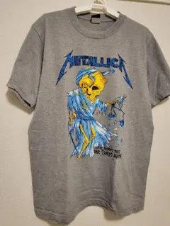 Metallica スカルデザイン Tシャツ グレー