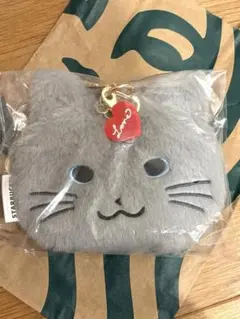 【新品】スタバ バレンタイン2026 ファーポーチキャット