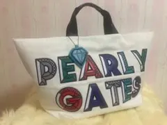 【美品】PEARLY GATES パーリーゲイツ　ロッカーバック　大型 ホワイトのサムネイル