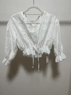 GRL シフォンシアーカーディガン 【at990】 オフホワイト FREEサイズ