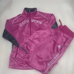 le coq sportif ジャージ 上下セット サイズ相違 ピンク M S