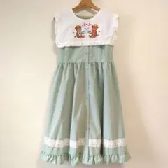 新品 アベイル 五月アイさんコラボ JSK 淡緑 大きいサイズ 3L ロリィタのサムネイル