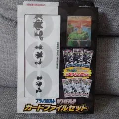 ポケモンカードゲーム ブラックボルト　ホワイトフレア　カードファイルセット