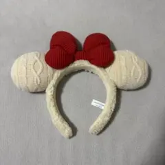 【即日発送可】ディズニー　クリスマス　リルリンリン　カチューシャ ニット