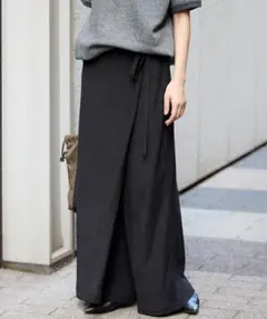 SOLBE IENA★ラップジャージパンツ★ブラック★サイズ38★スローブイエナ