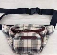 ※※本日限定Sale※※　【 WEGO 】ウィゴー　チェック柄 ボディバッグ