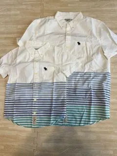 アバクロキッズ　親子ペアシャツ