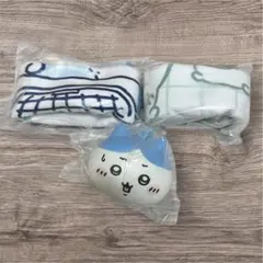 ちいかわ　ハチワレ　ガチャ　マルチタオル　おかおのスクイーズ
