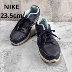 【NIKE】ナイキ 23.5cm 黒 ブラック スニーカー レディース ブルー