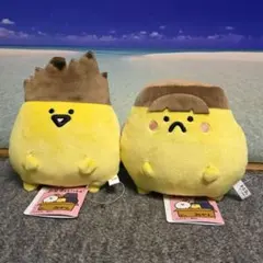 お文具といっしょ いろいろな前髪ぬいぐるみ プリン 2体セット