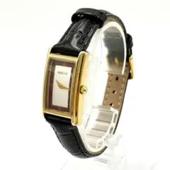 101◇美品◇ GUCCI グッチ 2600L 腕時計 レッド スクエア