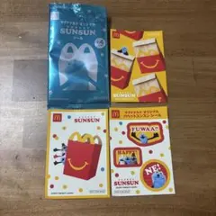マクドナルド オリジナル パペットスンスン シール