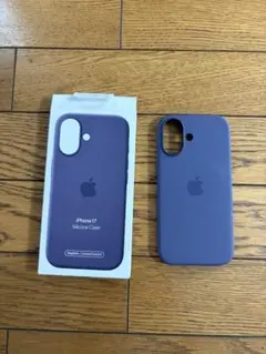 Apple iPhone17 純正シリコンケース エレクトリックラベンダー - メルカリ