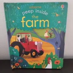 新品未使用 usborne Peep Inside the Farm