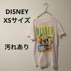 【汚れあり】DISNEY レディース Tシャツ XSサイズ ミッキーフレンズ