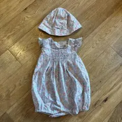 【美品】ラルフローレン 花柄ロンパース