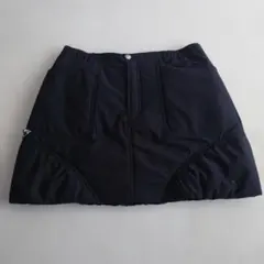 美品☆フィッシャー 防寒防風−中綿ナイロンモコモコスカート約W70