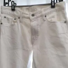 ★UNIQLOユニクロ　メンズ スキニーデニム　２８（70センチ）ホワイト