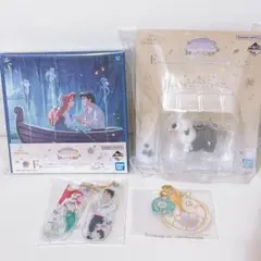 アリエル リトルマーメイド 一番くじ キャンバス・キーホルダー