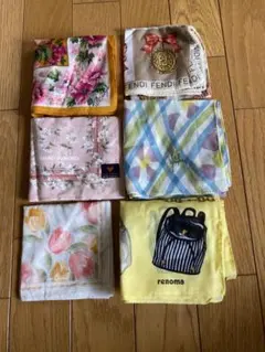 ブランドハンカチ6枚セット
