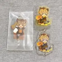 【3点セット】ツイステ ラギー きゃらペコ アクキー アクリルチャーム バッジ