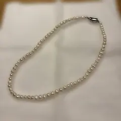 池蝶真珠 淡水真珠 3-3.5mm パールネックレス 45cm - メルカリ