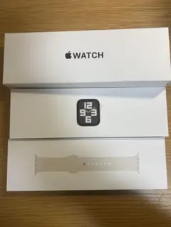 Apple Watch se (第二世代)40mm starlight本体