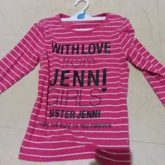 SISTER JENNI ピンクストライプTシャツ 130