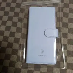 手帳型スマホケース ライトブルー